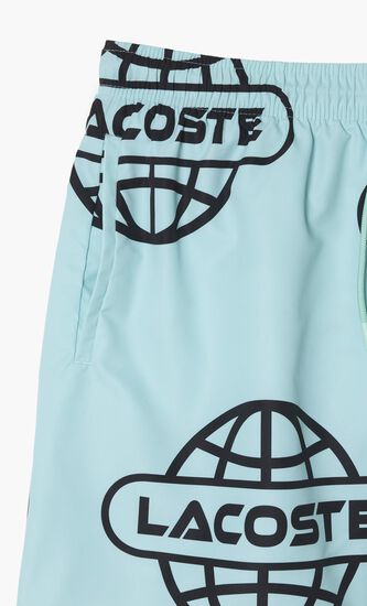 Globe Print Swimwear