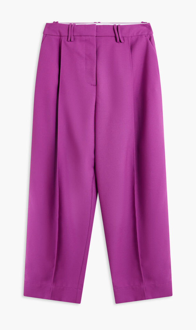 SUMMER SUITING RELAXED PLEATED PANTS