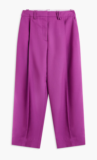 SUMMER SUITING RELAXED PLEATED PANTS