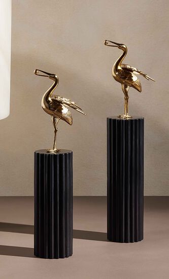Heron Column Medium Black