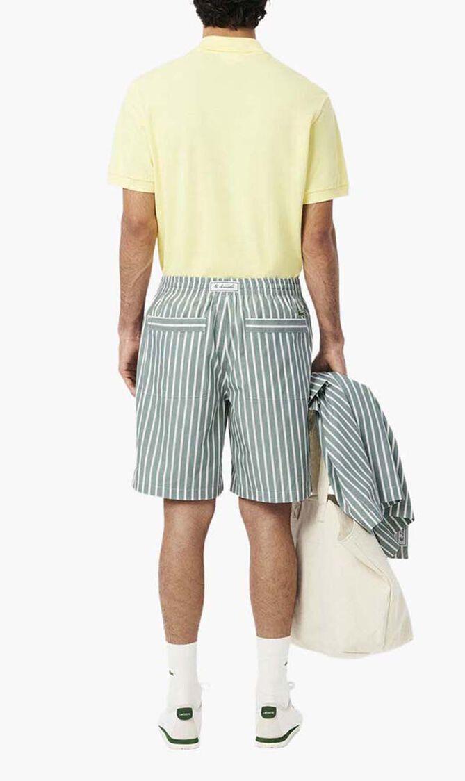 Relaxed Fit Striped Shorts