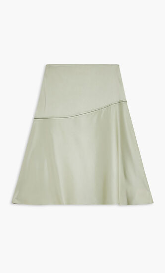 SKIRT 50 EMB (WQ350600) ENVERSE SATIN -SHINY SIDE