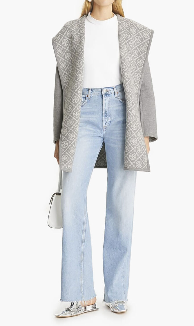 HOODED WOOL COAT