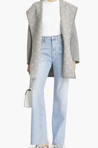HOODED WOOL COAT