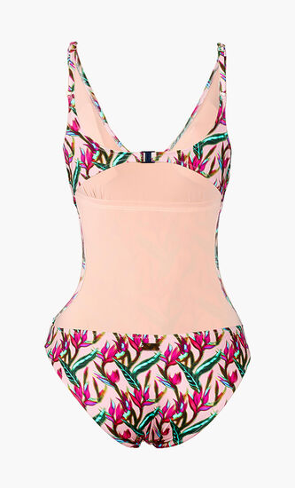 Printed One-Piece Swimsuit