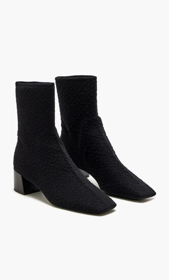 Stretch Ankle Boots