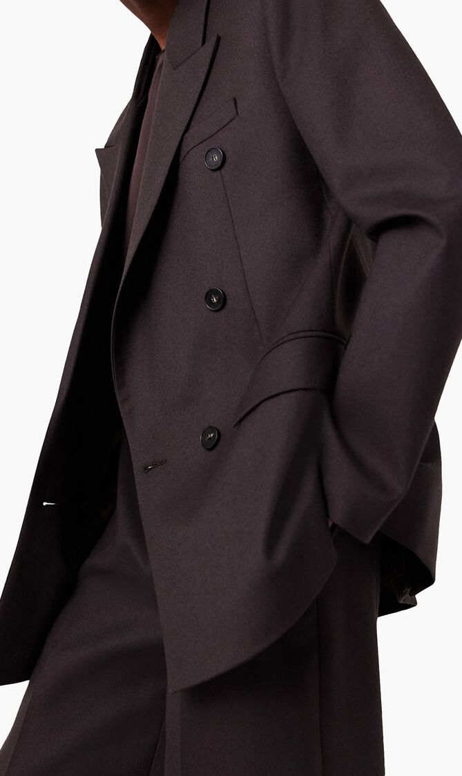 Double Breasted Wool Blazer