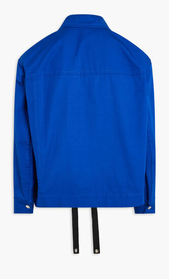 BLOUSON COMPACT COTTON POPELINE FABRIC