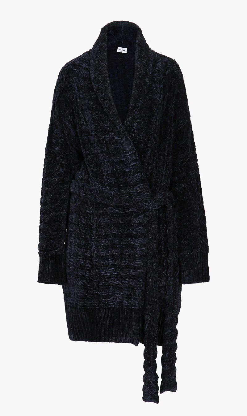 Buy SALVATORE FERRAGAMO Chenille Stitch Cardigan for SAR 2349.00 The Deal Outlet