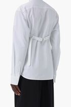POPLIN CROSS COLLAR SHIRT WHITE WHITE