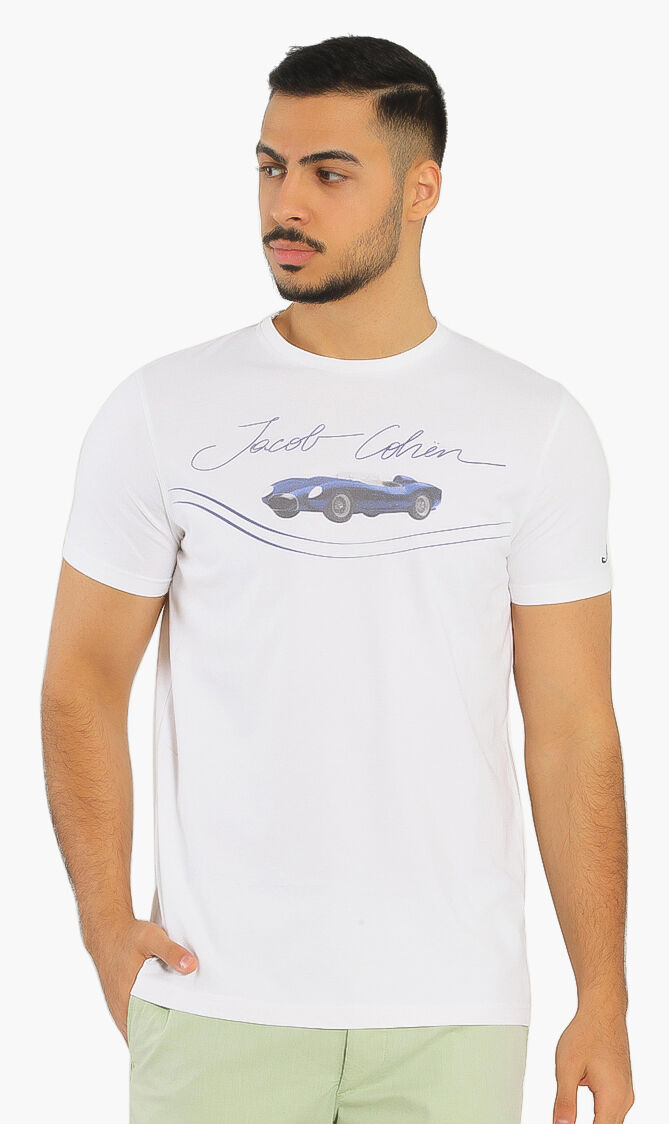 Racing Car Print T-Shirt