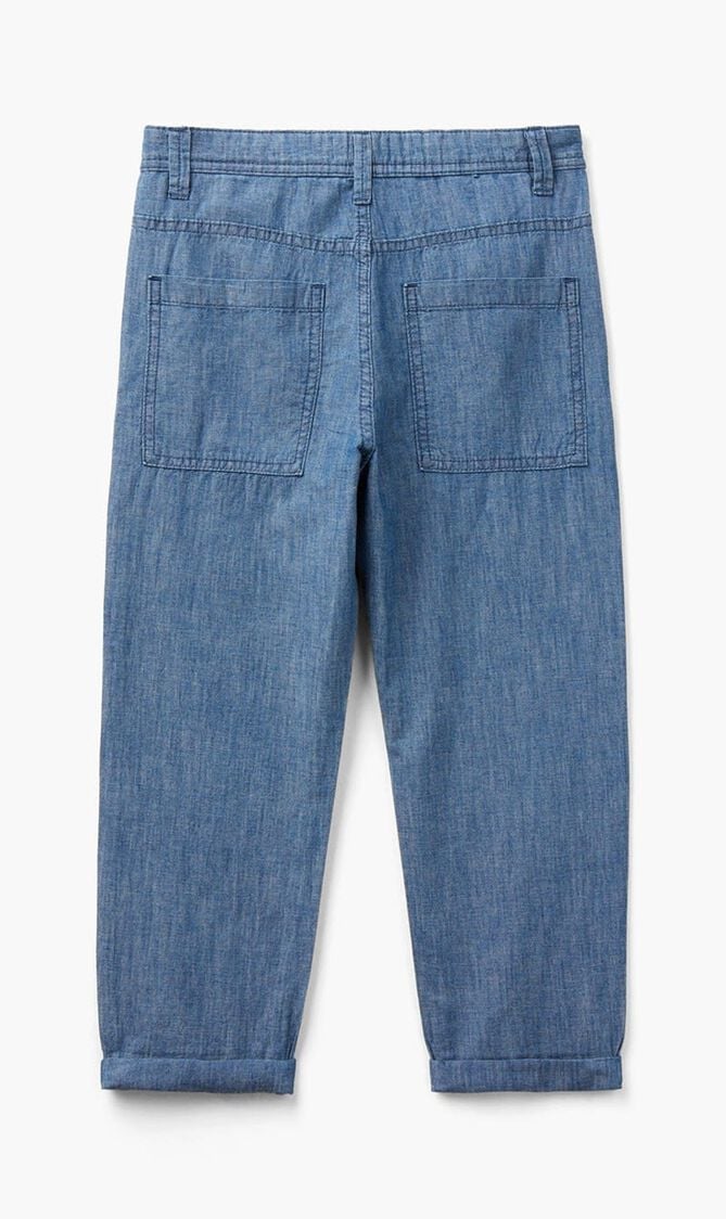 Linen Blend Chino Pants