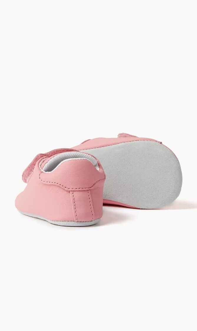 Elephant and Logo Leather Shoe