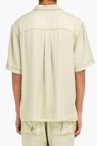 Linen and Lyocell Short Sleeve Shirt