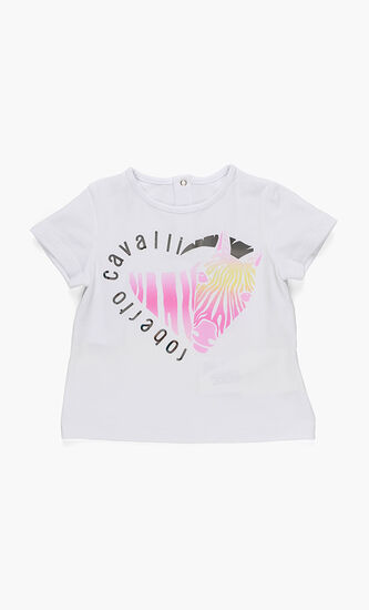 Zebra Print Jersey T-shirt