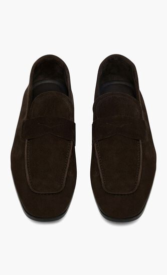 Suede Sean Twisted Band Loafer