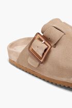 Suede Sabots
