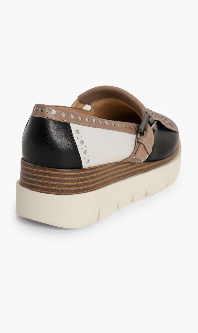 Kattilou Colorblock Leather Slip-On