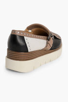 Kattilou Colorblock Leather Slip-On