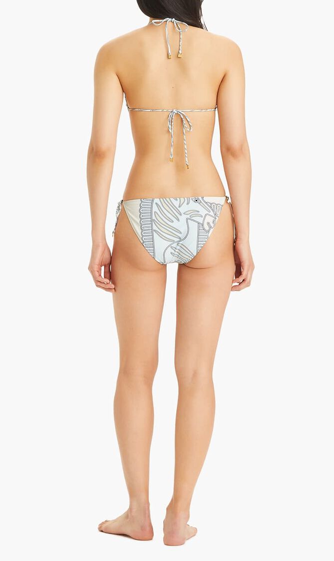 PRINTED STRING BIKINI TOP
