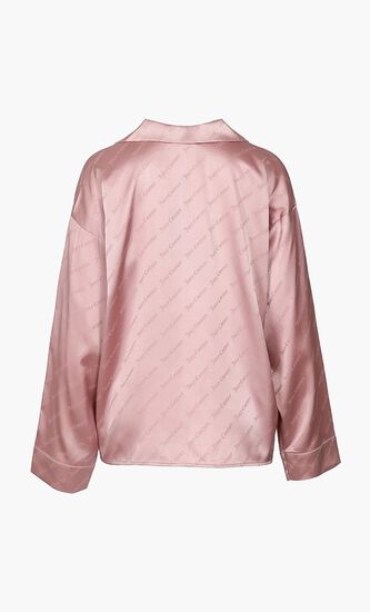 Monogram Satin Shirt