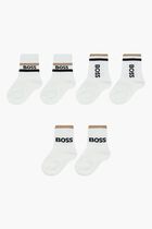 White Logo Socks