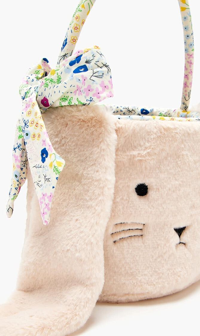 Fluffy Easter Basket Bag