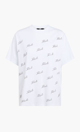 RHINESTONE KARL T-SHIRT
