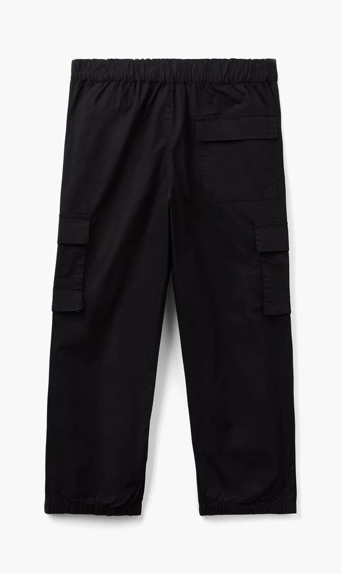Solid Stretch Cotton Pants