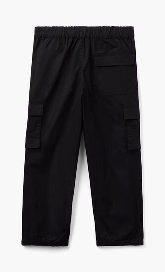 Solid Stretch Cotton Pants