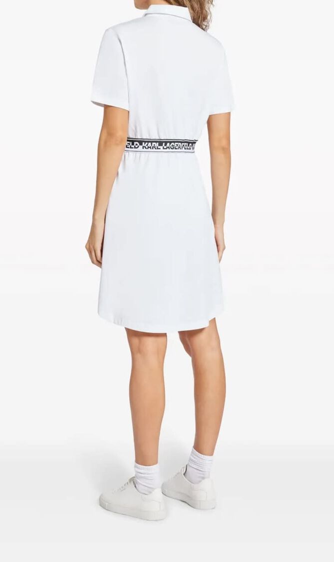 LOGO TAPE SHIRT DRESS