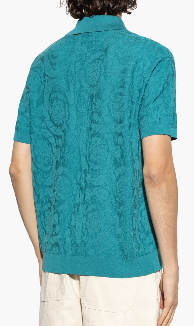 KNIT SWEATER BAROCCO TEXTURE SILK COTTON