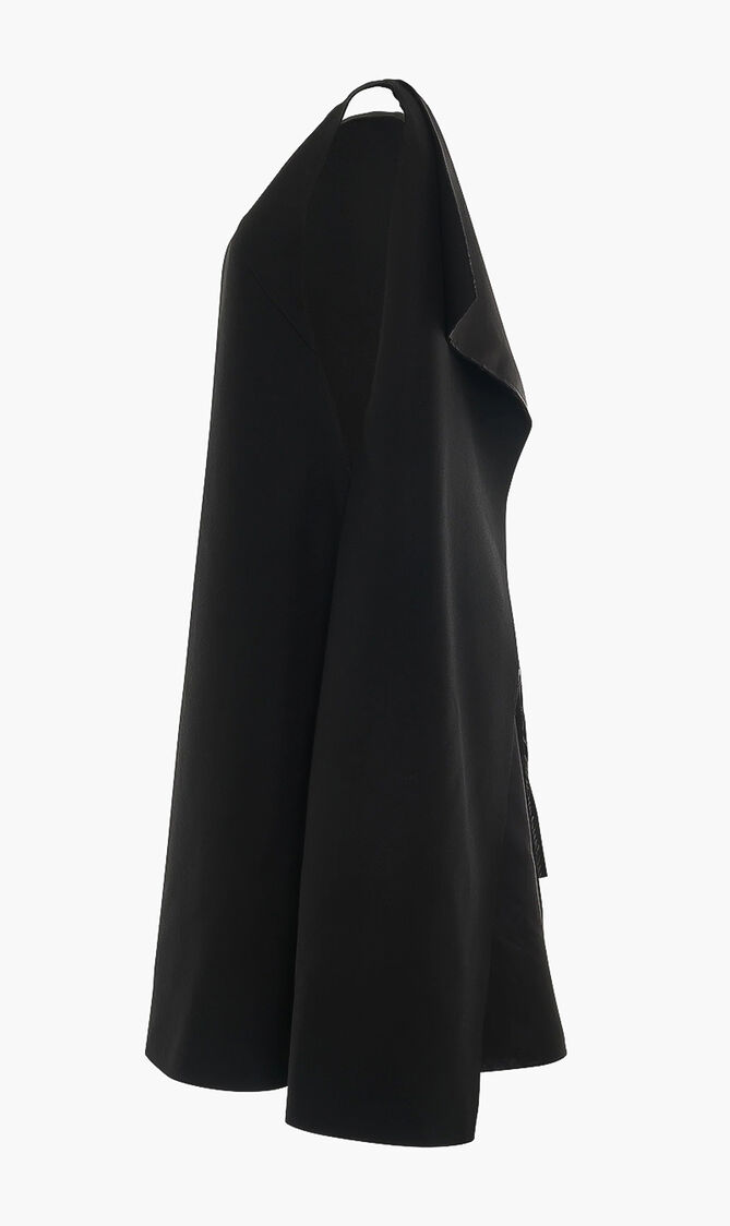 Sleeveless Cape Dress