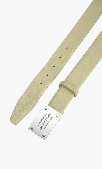 Fur Leather Belt
