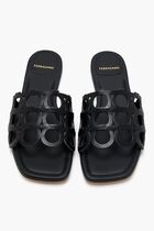 Gancini Slide Sandals