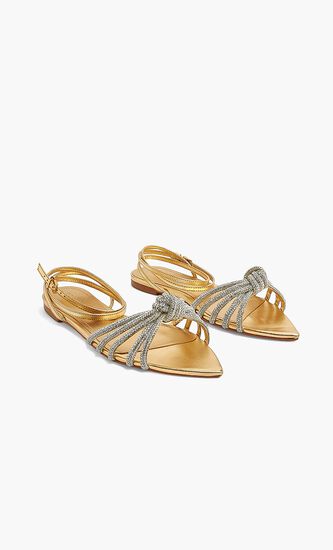 Knotted Flat Sandals