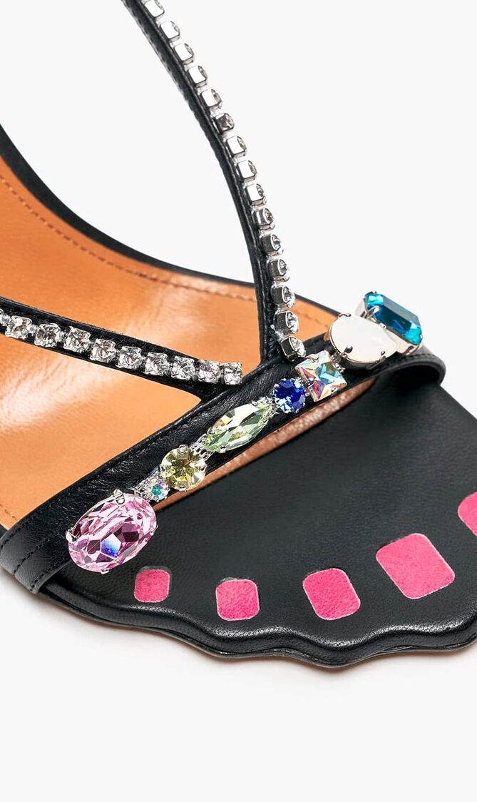 Leather Jewel Sandals