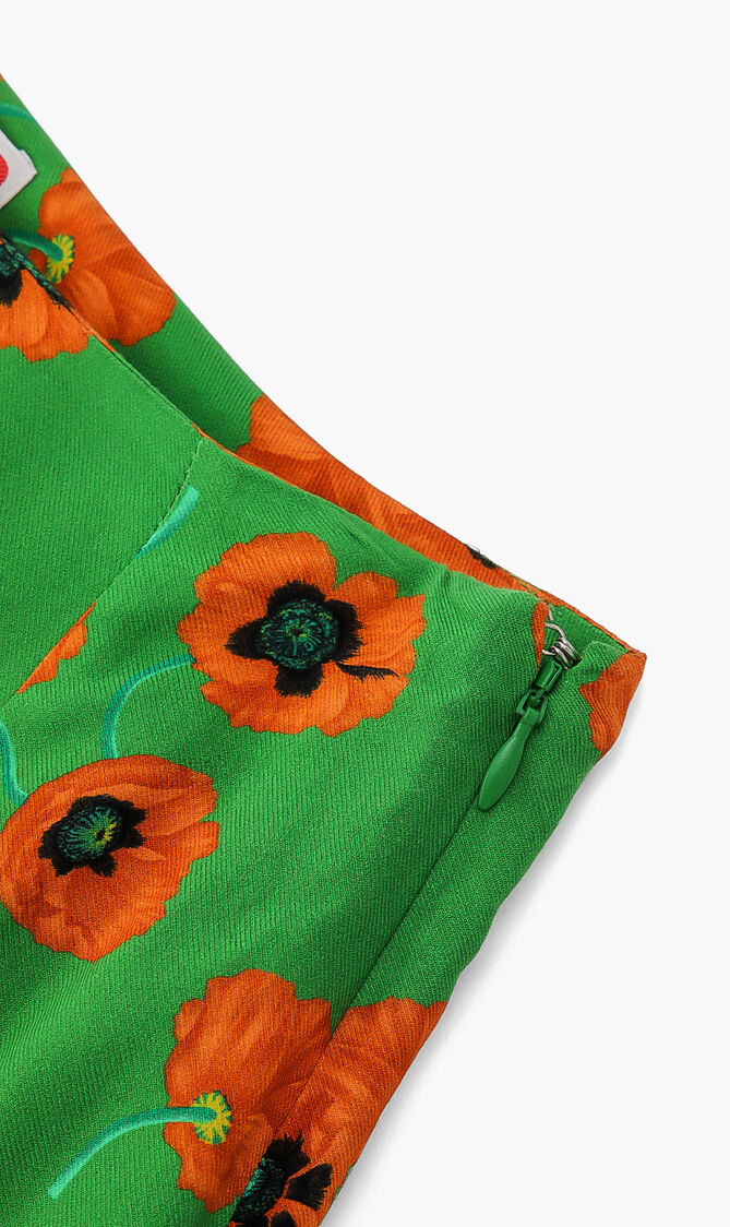 Floral Printed Mini Skirt