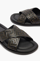 SANDALS XOVER GRECA STRAP LTHR