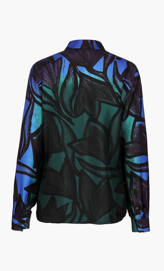 Patch Print Long Sleeves Shirt