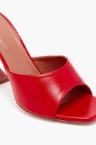 LUPITA SLIPPER OSTRICH SUNSHINE 95 MM CL HEEL