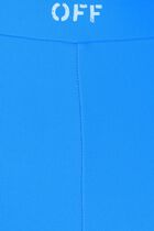 SLEEK SPLIT LEGGINGS BLUE A NO COLOR
