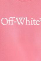 BOOKISH BIT LOGO CREWNECK FUCHSIA WHITE BOOKISH BIT LOGO CREWNECK FUCHSIA WHITE