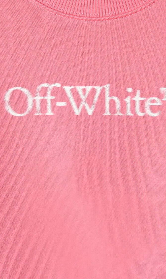 BOOKISH BIT LOGO CREWNECK FUCHSIA WHITE BOOKISH BIT LOGO CREWNECK FUCHSIA WHITE