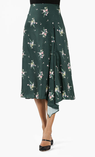Anabell Floral Asymmetric Skirt
