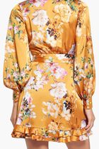 Ethereal Roses Wrap Dress