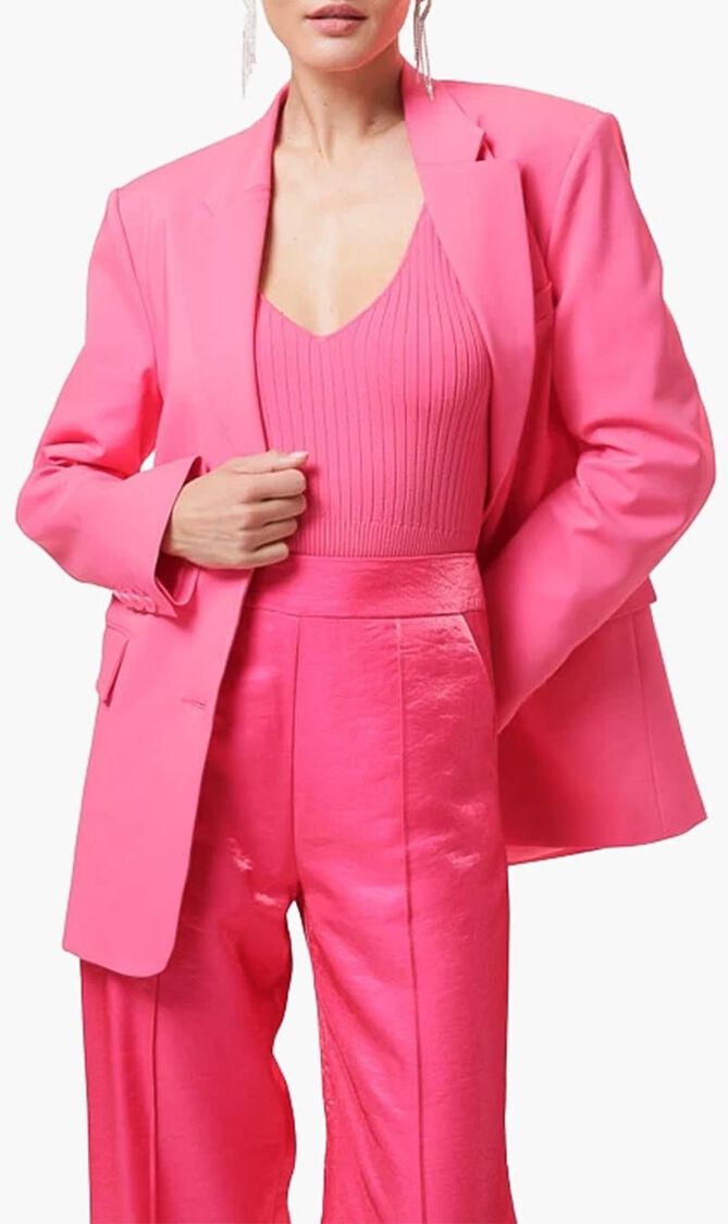 CHLOE BLAZER- FUSCHIA-PINK-OUTERWEAR