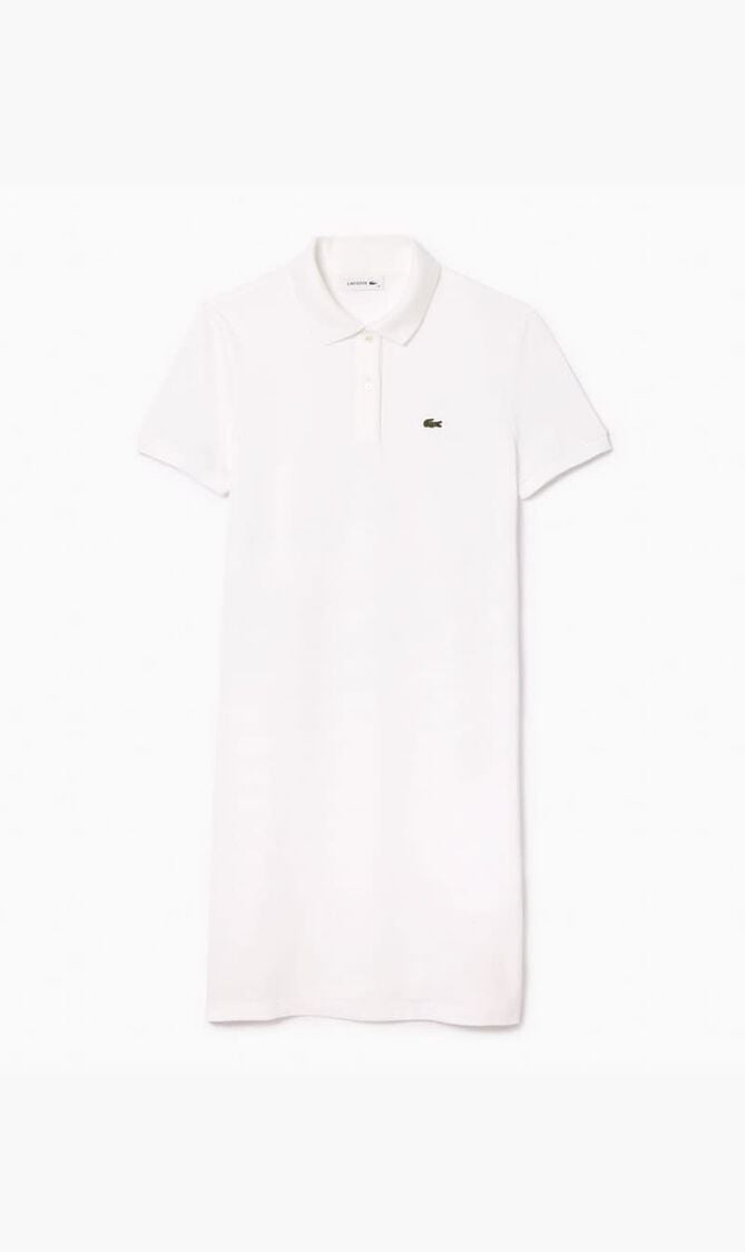 Pique Knit Polo Dress