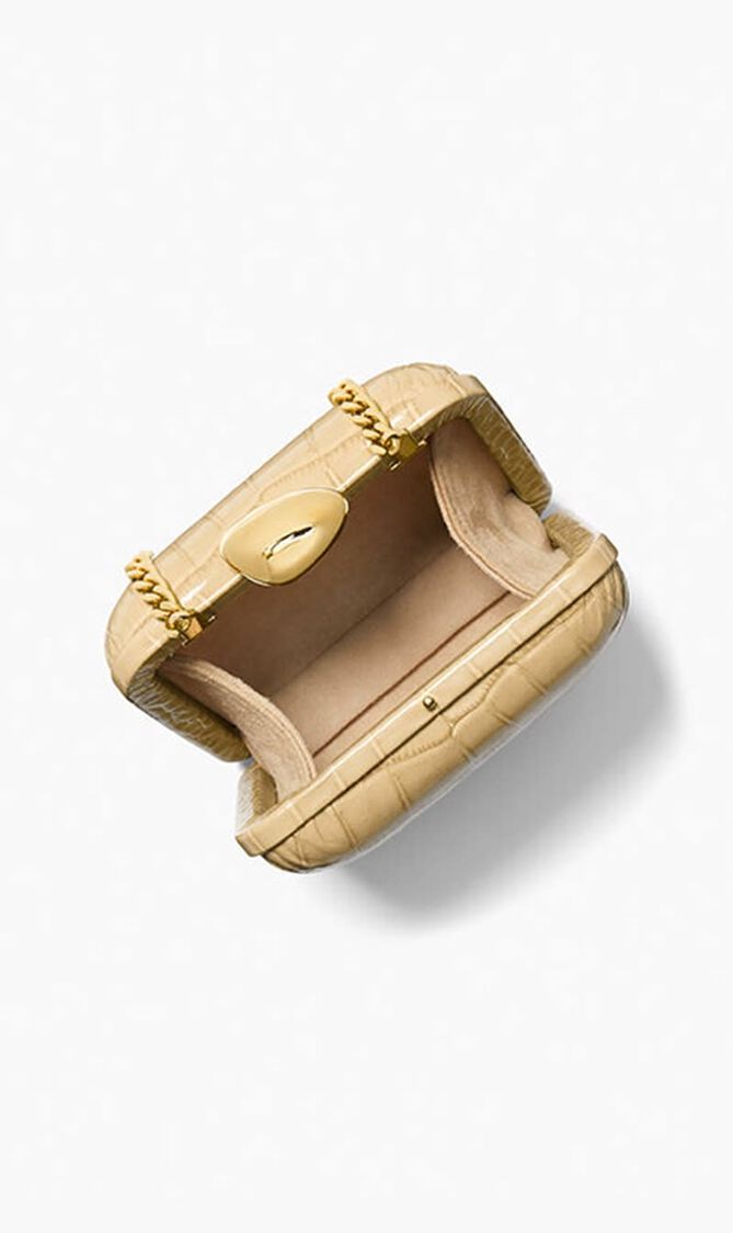 Tina Mini Crocodile Minaudière