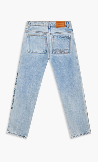 JB JEANS DENIM EMB SIDE VERSACE LOGO STRAIGHT